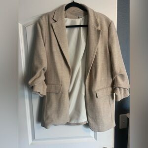 Tan blazer